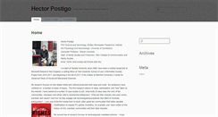 Desktop Screenshot of hectorpostigo.com